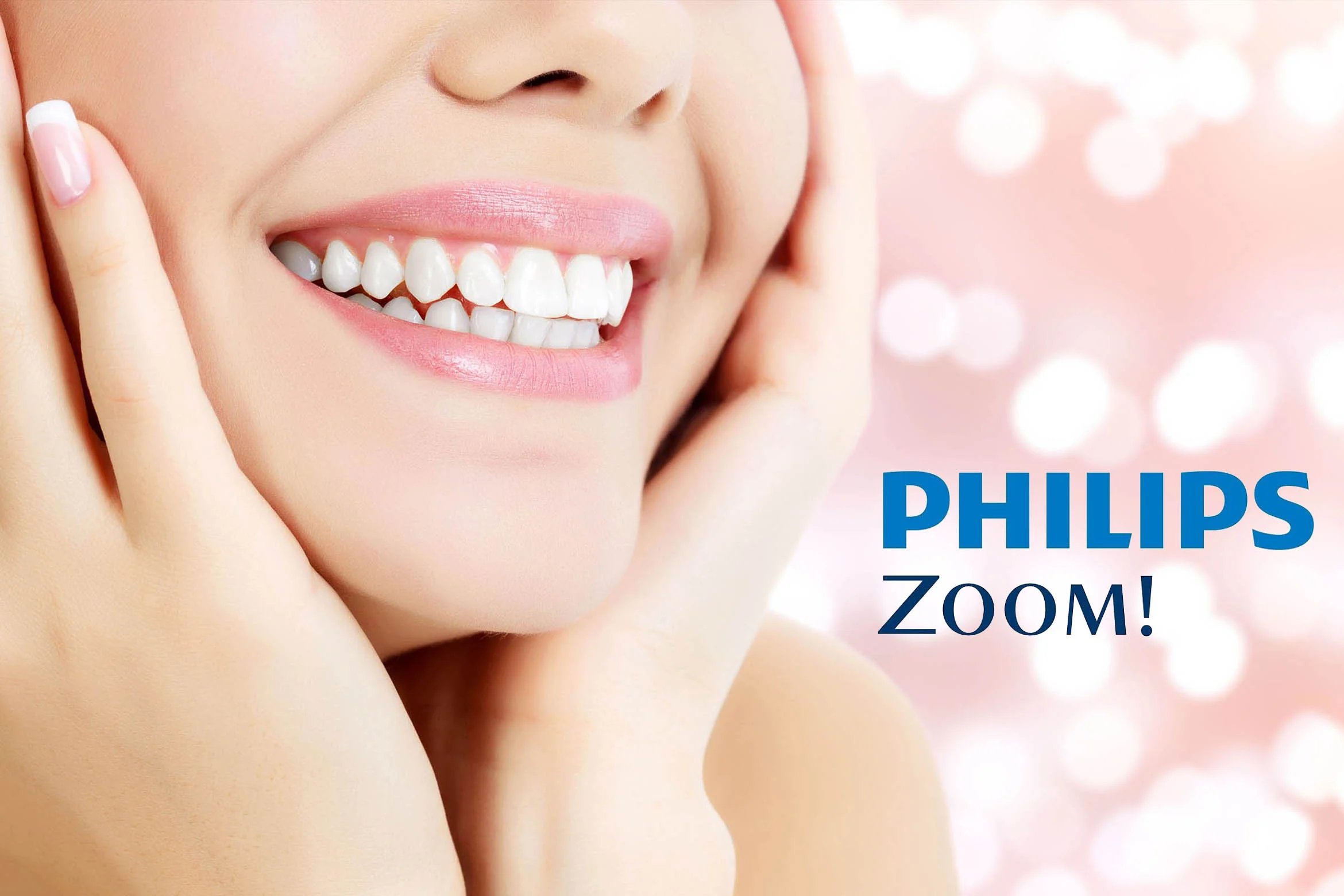 Отбеливание зубов с помощью Philips Zoom
